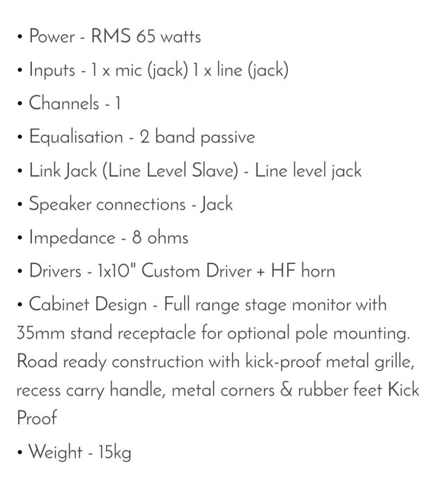 Monitores activos Laney