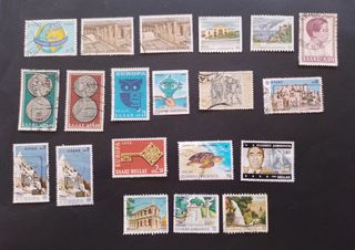 SELLOS DE GRECIA DE DIVERSAS ÉPOCAS.