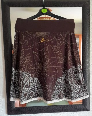 Falda Primavera-Verano Desigual/ Boho-Chic/ 38-40.