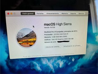 Macbook Pro 13” 2011