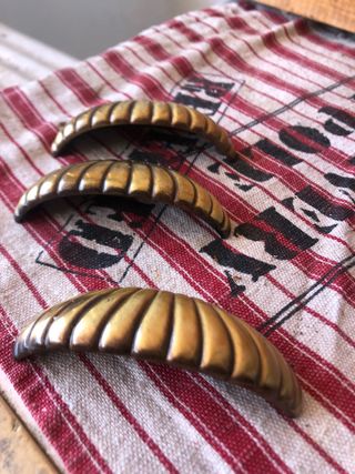 tiradores concha vintage retro