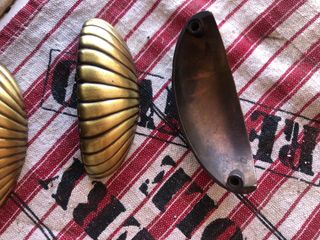 tiradores concha vintage retro