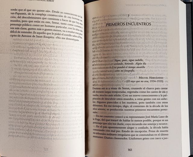 Libro A propósito de Joan Manuel Serrat, 2023