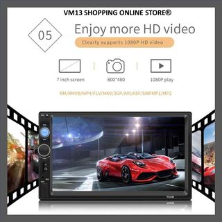 Stereo Auto 2 DIN 7 " HD Touch Screen Display Digi