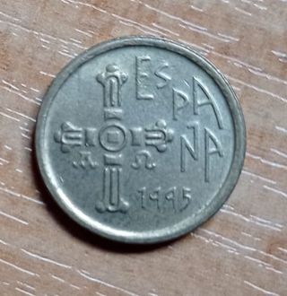 Moneda de 5 pesetas de Asturias 1995