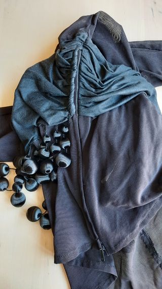 Top negro vintage auténtico Victorio y L