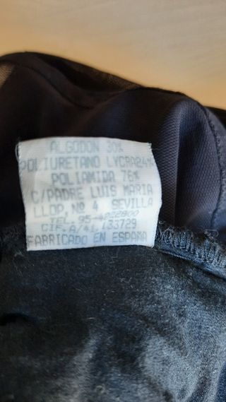 Top negro vintage auténtico Victorio y L