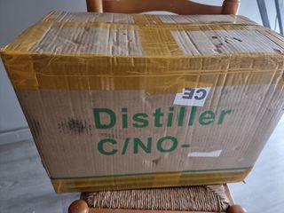 Destilador de agua casero