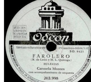 Discos de pizarra para gramófono