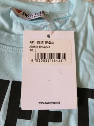 2 T-shirt sweet years ragazza tg L