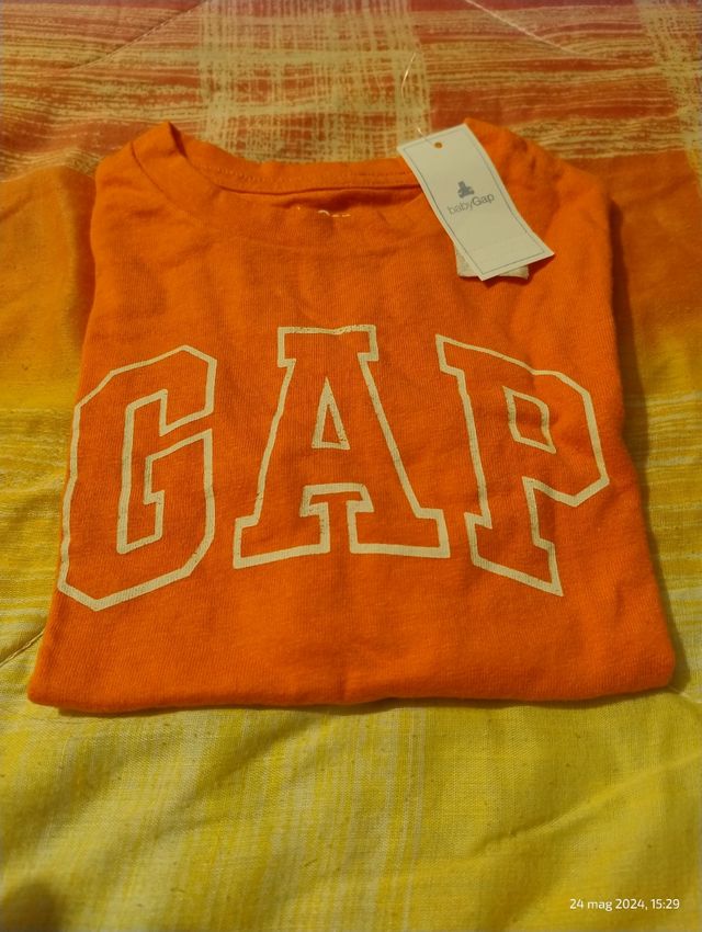 Gap Baby T-SHIRT Screen Logo 3 Years.Nuovo