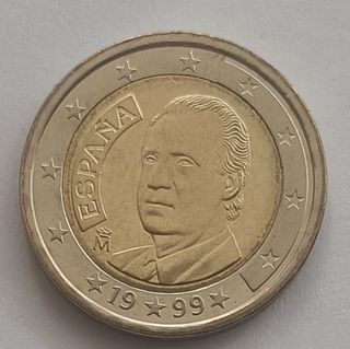 S/C 1999, Rey Juan Carlos I, España 2€.