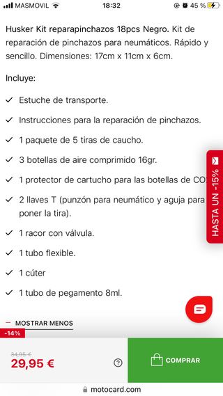 Reparacion de pinchazos