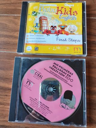 CD ROM videojuegos ingles infantiles