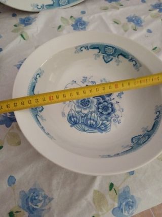 Piatto grande fondo porzellan made in bu