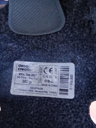 Casco protección infantil