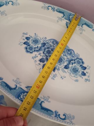 2 piatti da portata in porzellan da bul