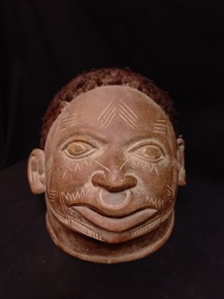 Máscara africana Makonde Tanzania