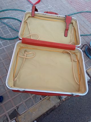 Maleta vintage de piel