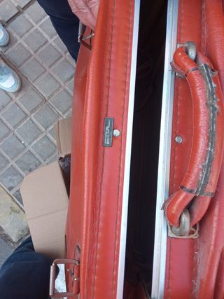 Maleta vintage de piel