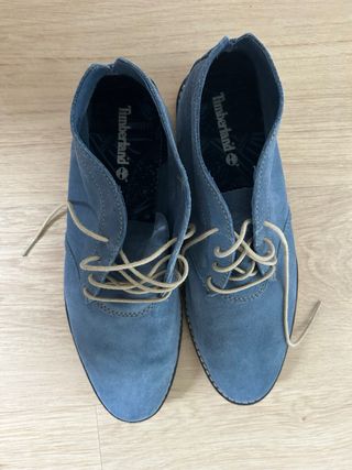 Zapatos Timberland gamuza azul 42