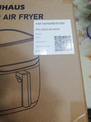 Freidora de aire FUHAUS AF600A-W 6L