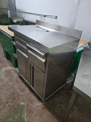 631213000 deja wasap mueble cafetero acero inox