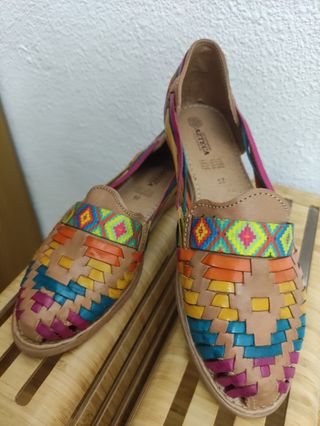 Sandalias mexicanas de colores 🌈