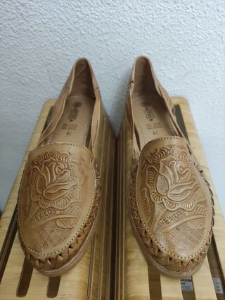 Sandalias mexicanas beige 