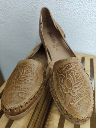 Sandalias mexicanas beige 