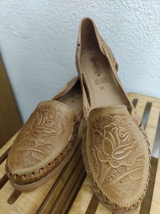 Sandalias mexicanas beige 