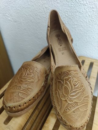 Sandalias mexicanas beige 