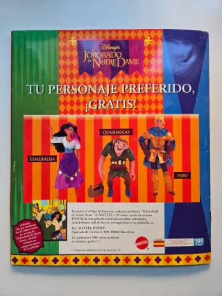 Album COMPLETO El jorobado de NotreDame (1996)