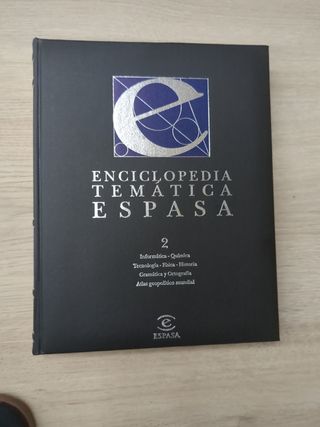 ENCICLOPEDIA TEMÁTICA ESPASA 2 volumenes