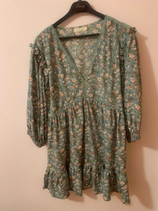 Vestido manga abombada boho Hug&clau