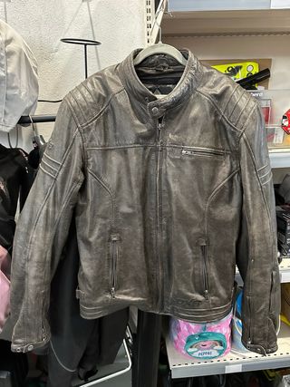 Chaqueta piel moto dxr adan ce