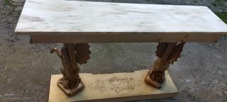 Recibidor consola dos pegasos con alas de dragón