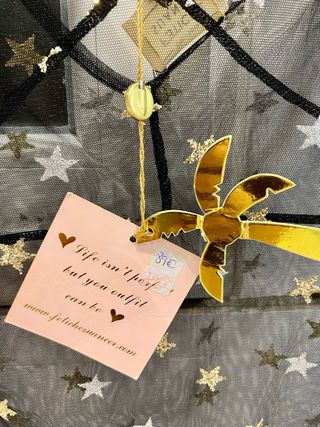 Vestido tul trasparente con estrellas