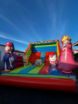 Castillo hinchable algodon palomitas