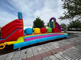 Castillo hinchable algodon palomitas