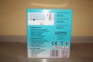 VENDO MOTOR PUERTA DE GARAJE CORREDERA 400 KG