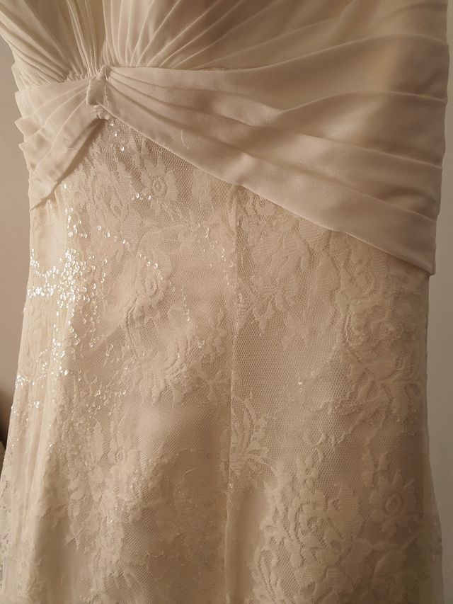 Vestido novia mila pascual
