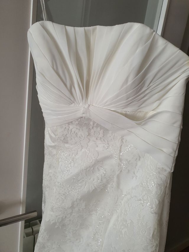 Vestido novia mila pascual
