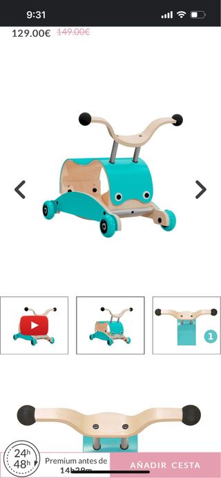 Balancin, correpasillos