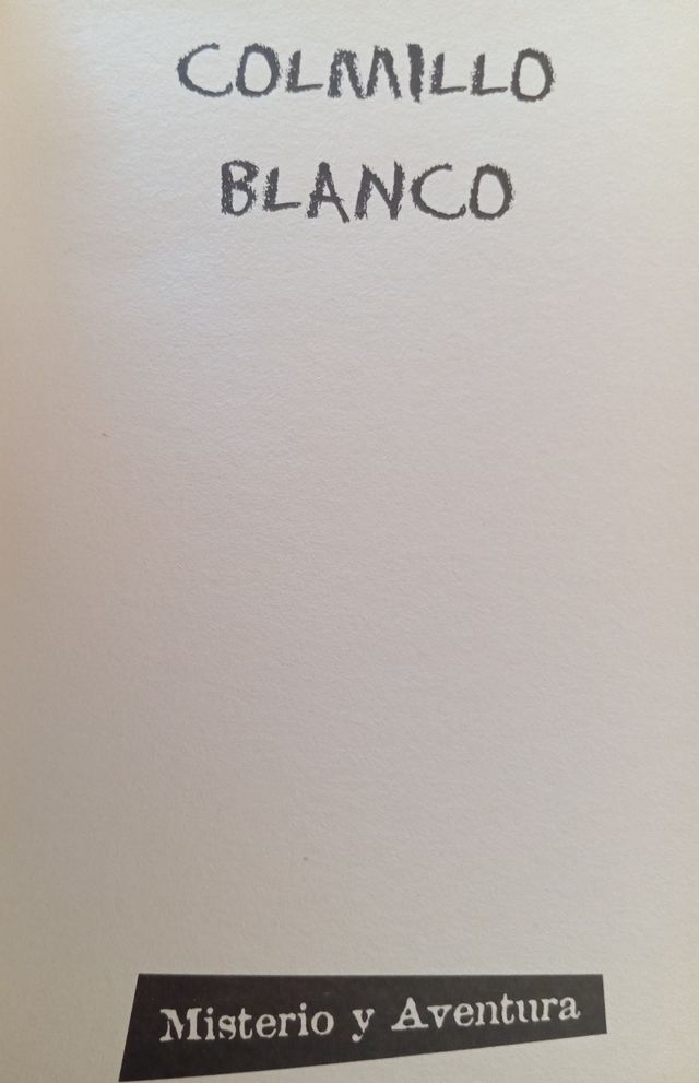 COLMILLO BLANCO de JACK LONDON