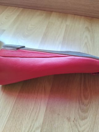 Clarks manoletinas rojas