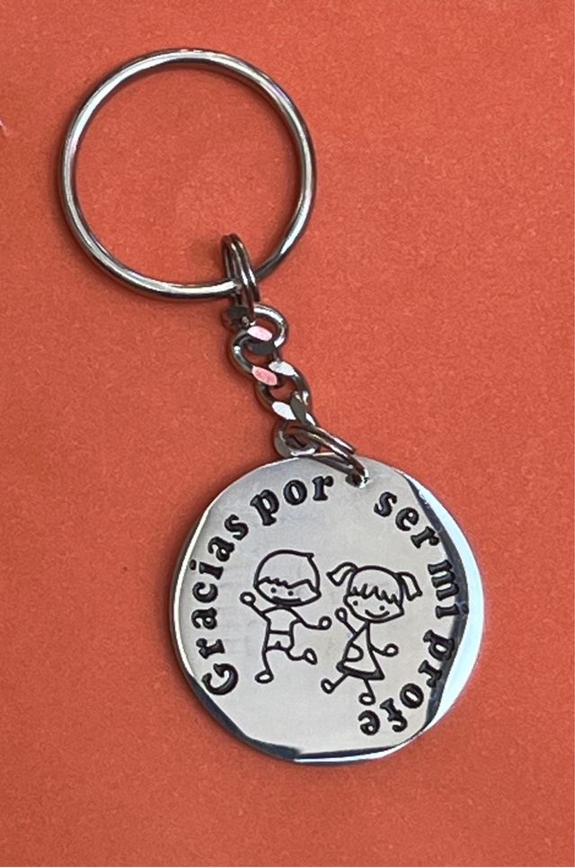 Llavero agradecimiento profes