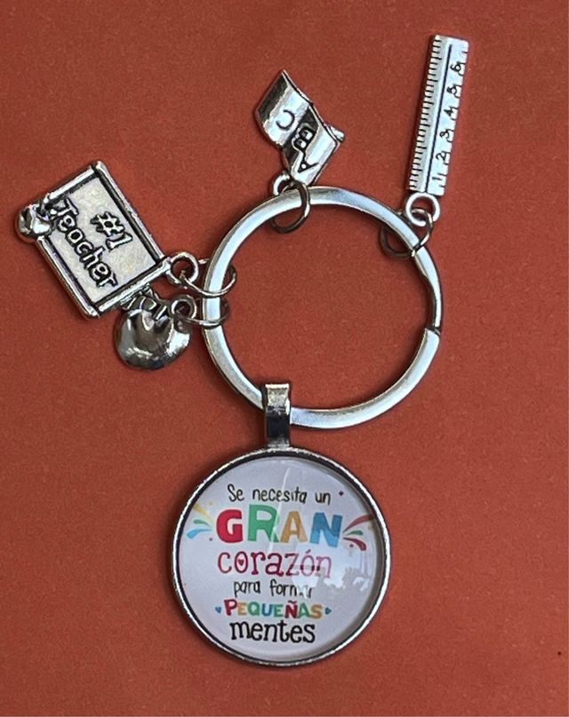 Llavero agradecimiento profes