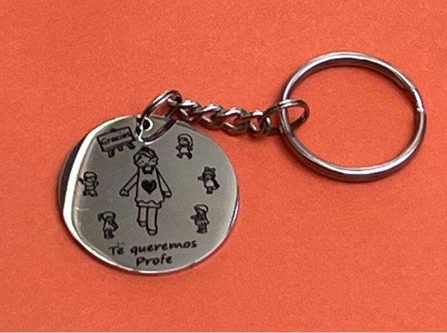Llavero agradecimiento profes