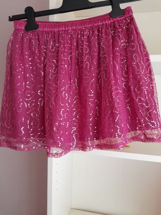 Falda de tul con lentejuelas Fiesta